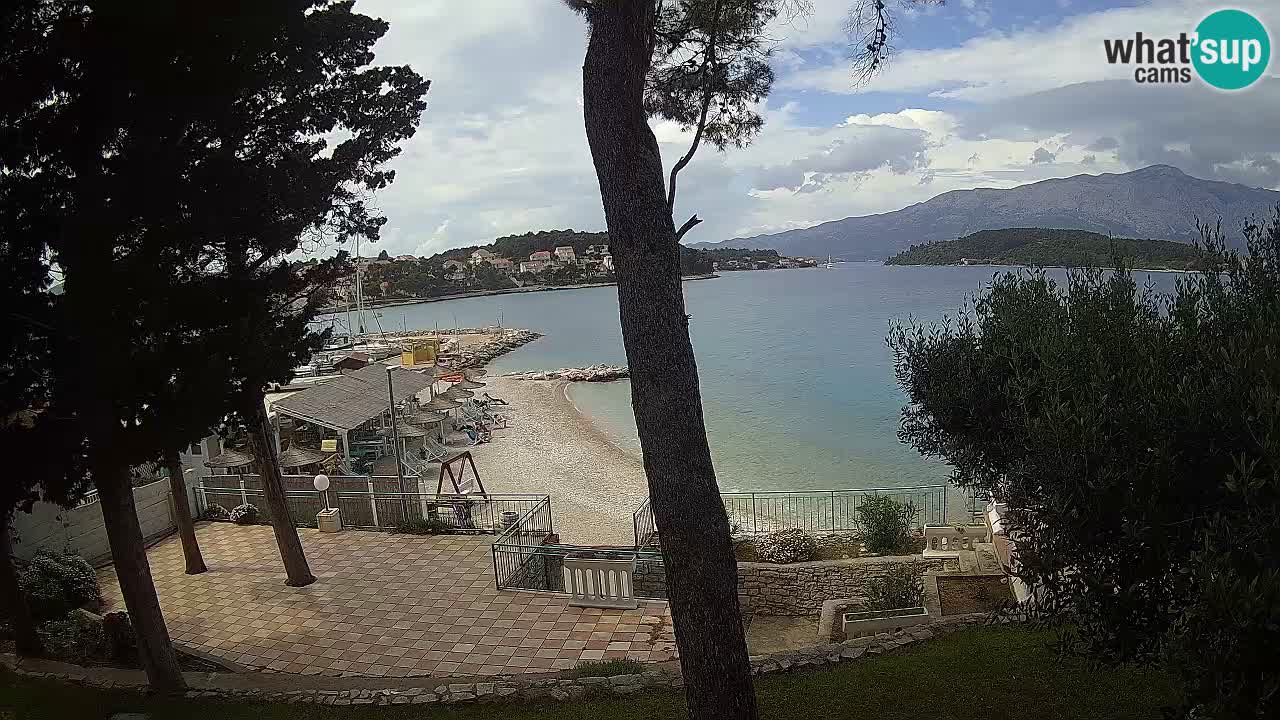 Camera en vivo Lumbarda – Playa Prvi Žal – Korčula