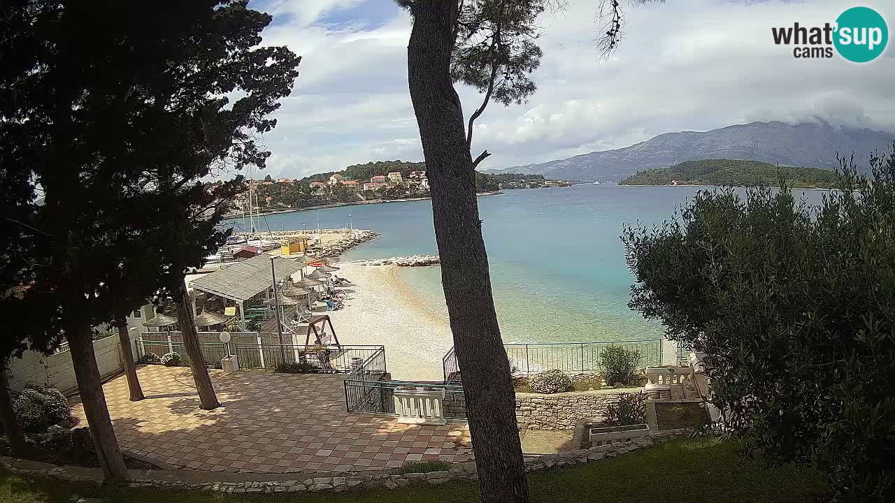 Camera en vivo Lumbarda – Playa Prvi Žal – Korčula
