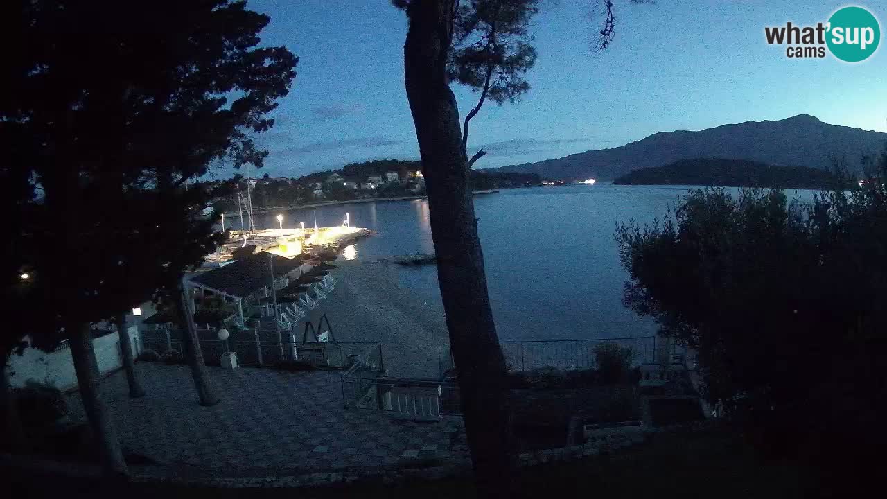 Camera en vivo Lumbarda – Playa Prvi Žal – Korčula