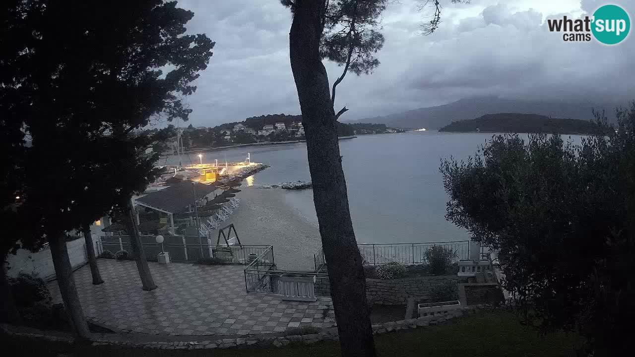 Webcam Lumbarda – Prvi Žal beach – Korčula