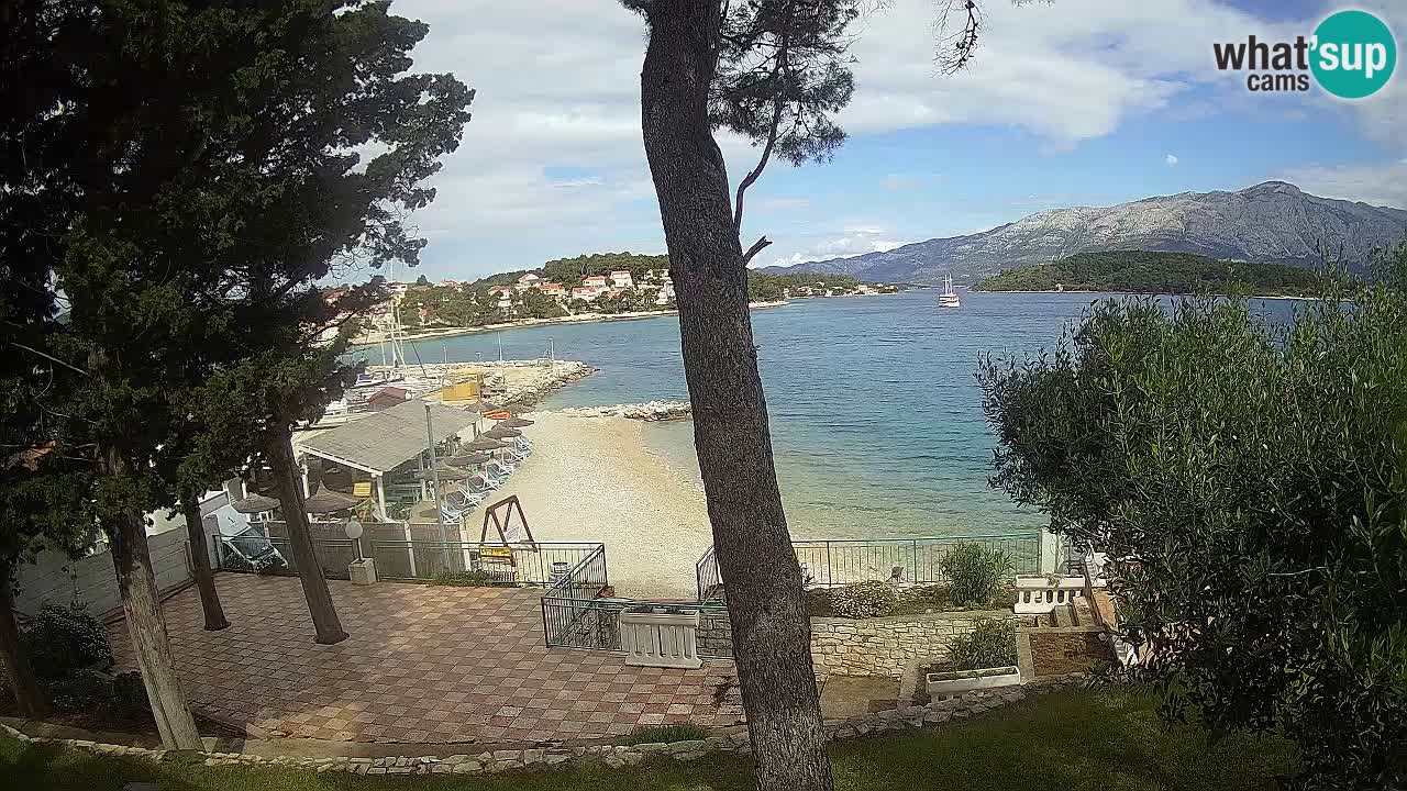 Camera en vivo Lumbarda – Playa Prvi Žal – Korčula