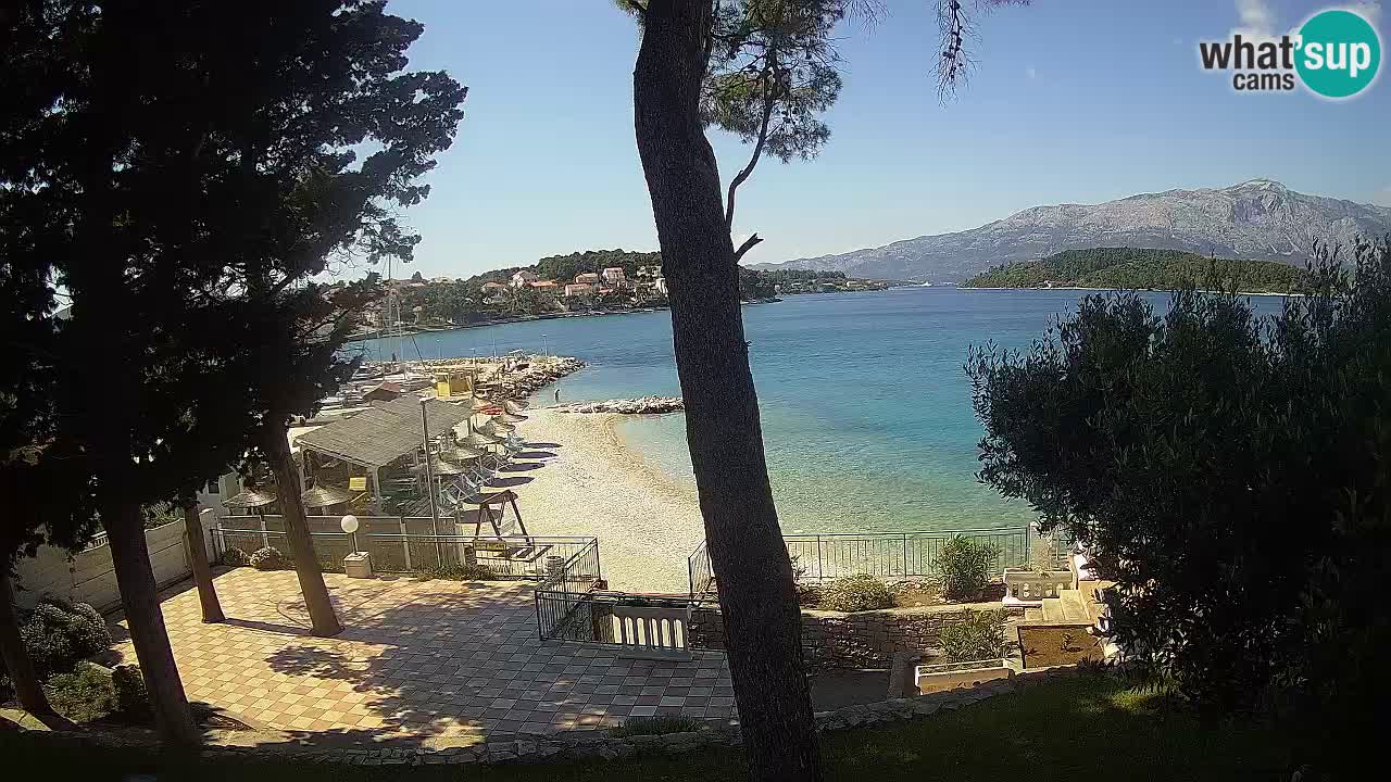 Webcam Lumbarda – Prvi Žal beach – Korčula