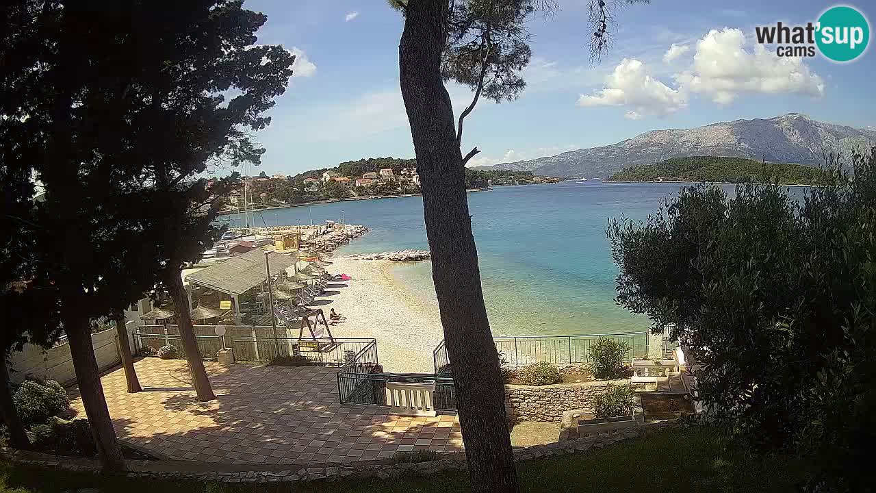 Webcam Lumbarda – Prvi Žal Strand – Korčula