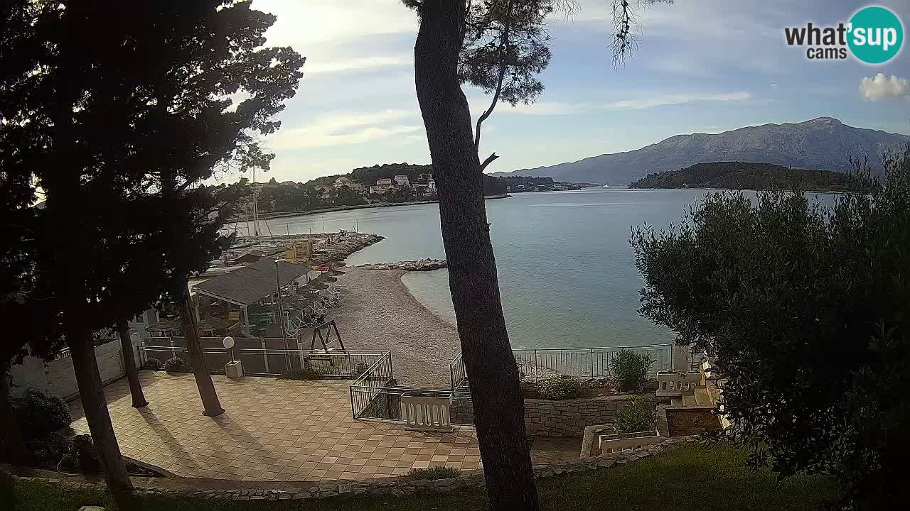 Webcam Lumbarda – Prvi Žal beach – Korčula