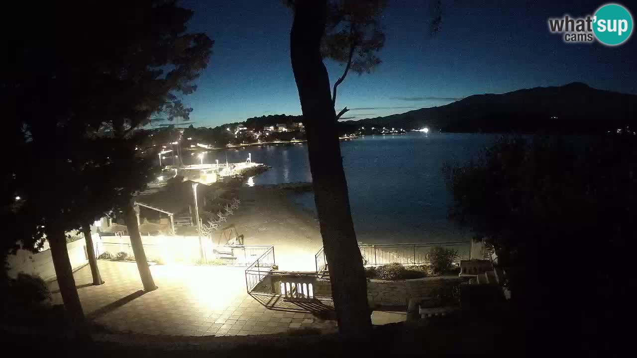 Webcam live Lumbarda – Plage Prvi Žal – Korčula