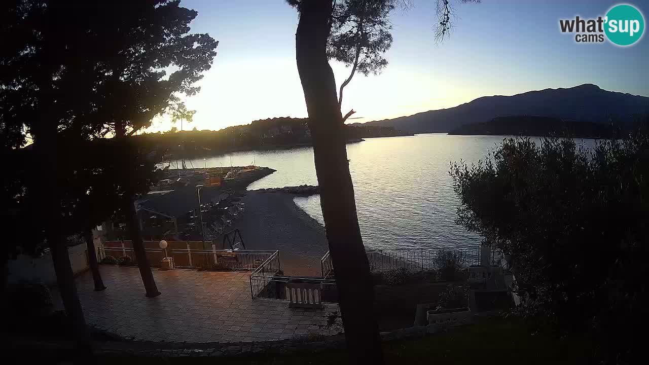Spletna kamera Lumbarda – Plaža Prvi Žal – Korčula