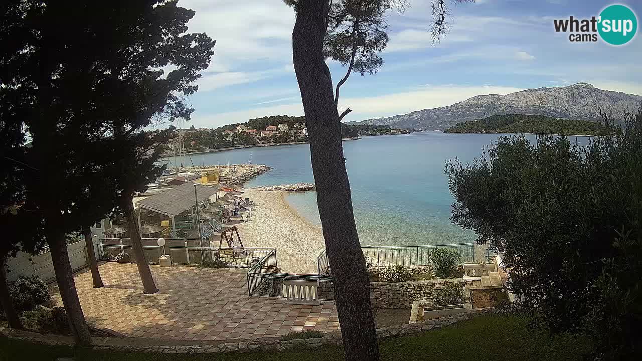 Webcam Lumbarda – Prvi Žal beach – Korčula