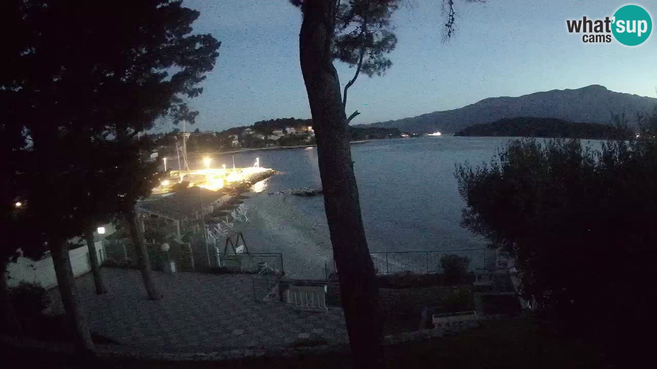 Webcam Lumbarda – Prvi Žal beach – Korčula