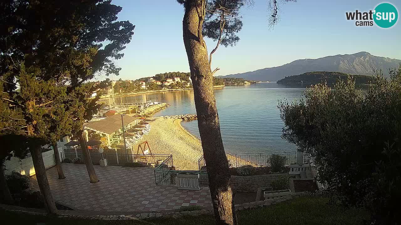 Webcam Lumbarda – Prvi Žal beach – Korčula