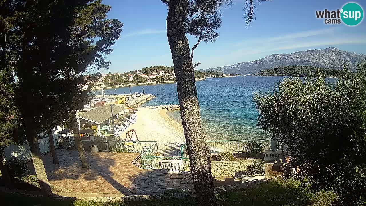 Webcam Lumbarda – Prvi Žal beach – Korčula