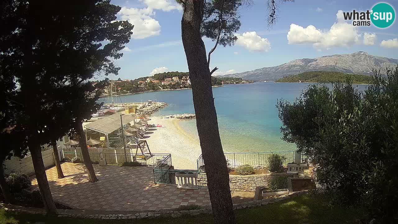 Webcam Lumbarda – Prvi Žal beach – Korčula