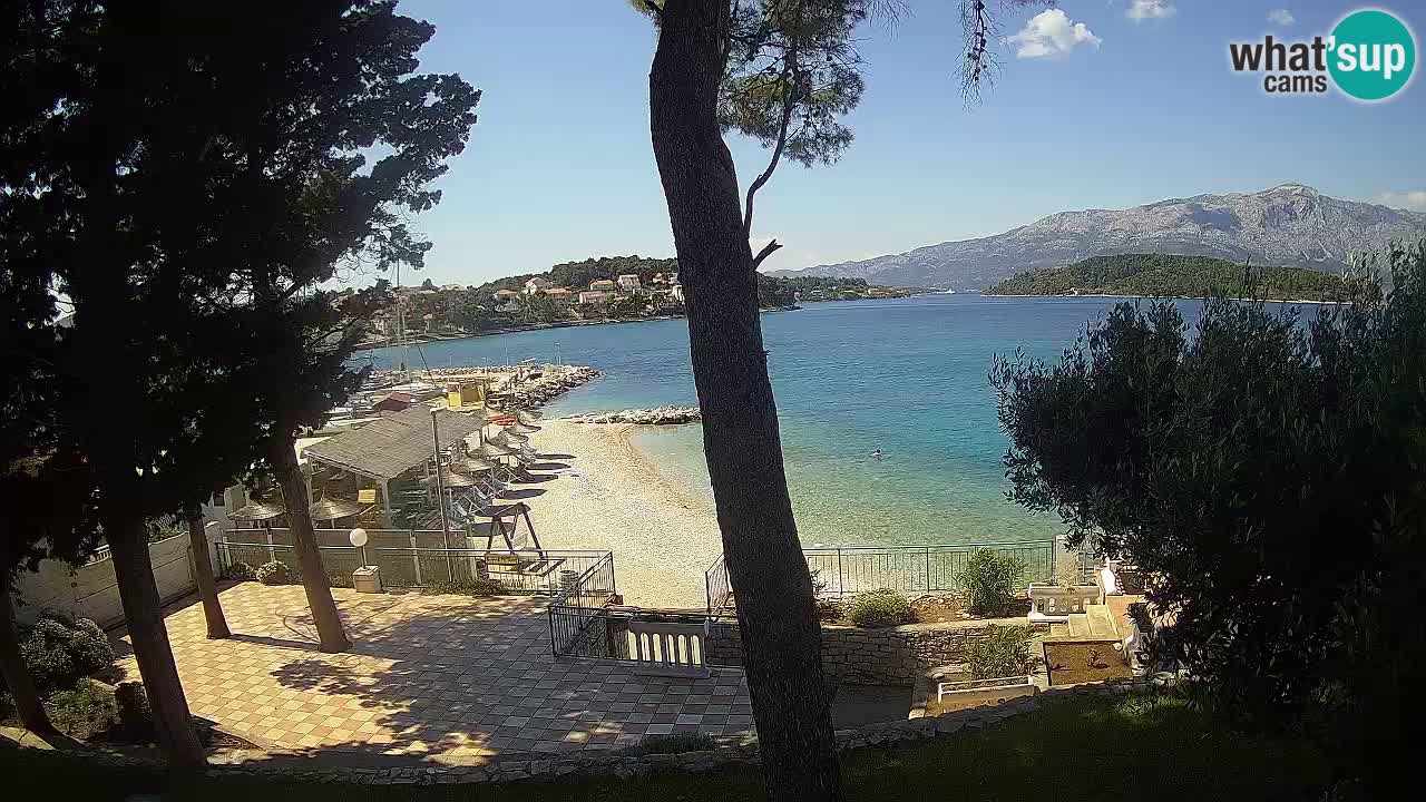 Webcam Lumbarda – Prvi Žal beach – Korčula
