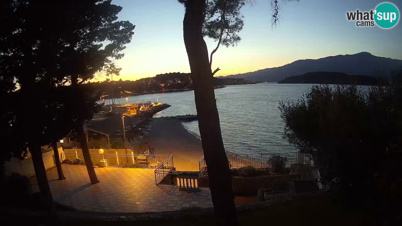 Livecam Lumbarda – Spiaggia Prvi Žal – Korčula
