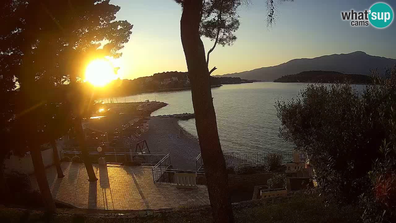 Webcam Lumbarda – Prvi Žal beach – Korčula
