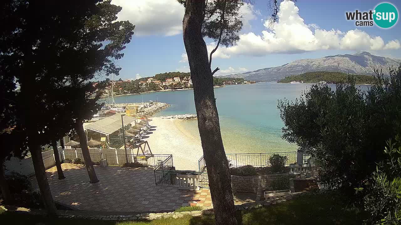 Camera en vivo Lumbarda – Playa Prvi Žal – Korčula