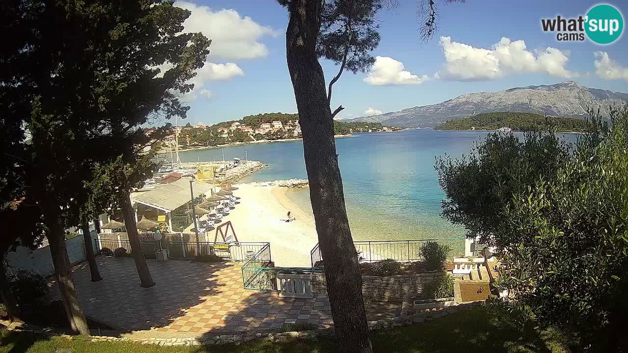 Web kamera Lumbarda – Plaža Prvi Žal – Korčula