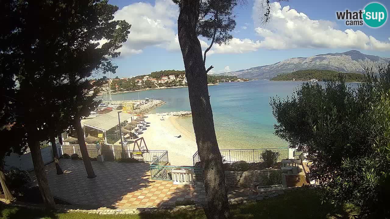Webcam Lumbarda – Prvi Žal beach – Korčula
