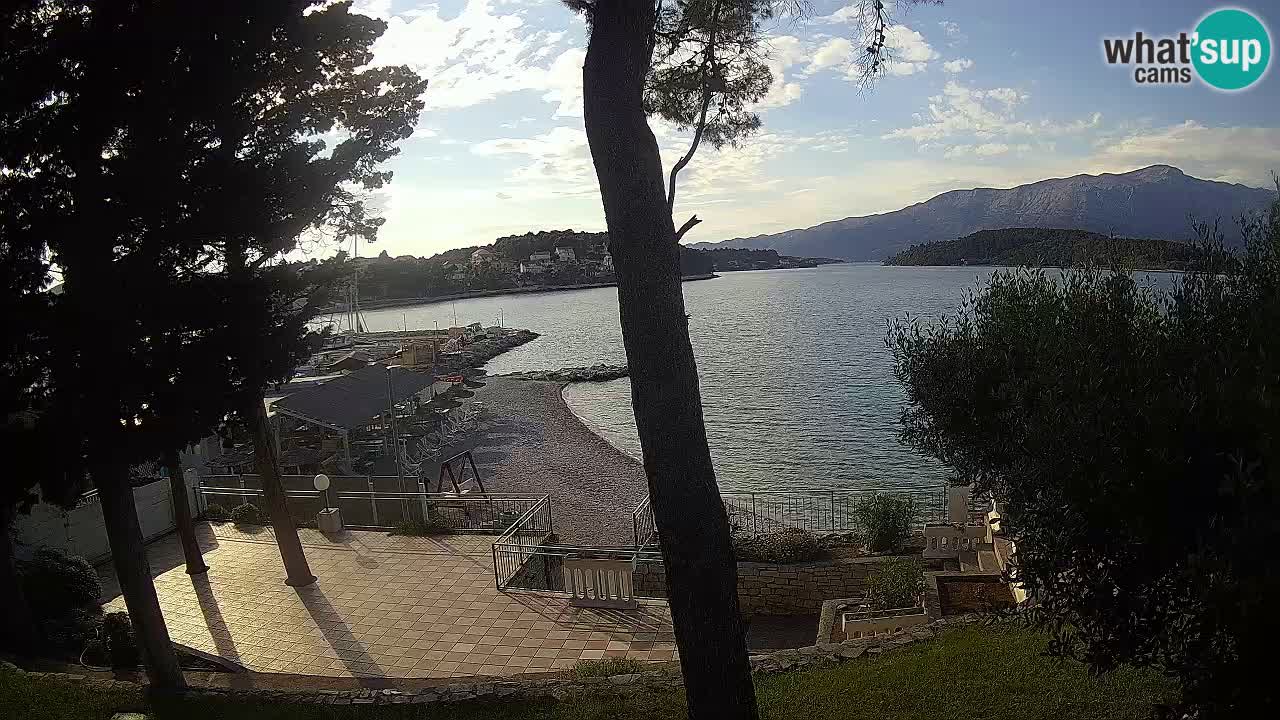Camera en vivo Lumbarda – Playa Prvi Žal – Korčula