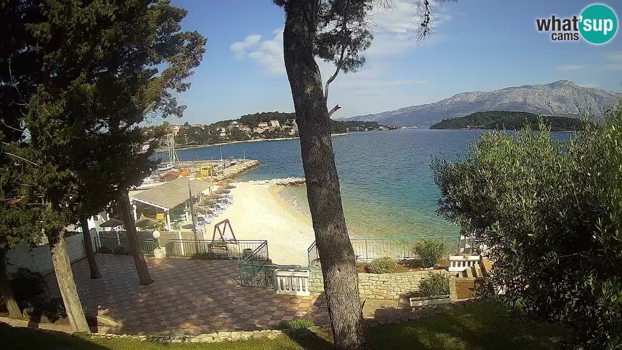 Webcam Lumbarda – Prvi Žal beach – Korčula