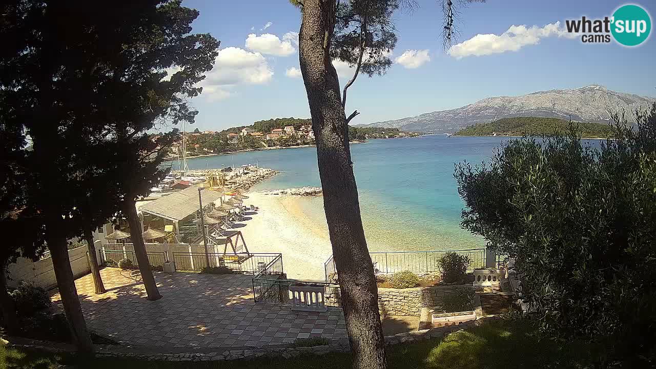 Webcam Lumbarda – Prvi Žal beach – Korčula