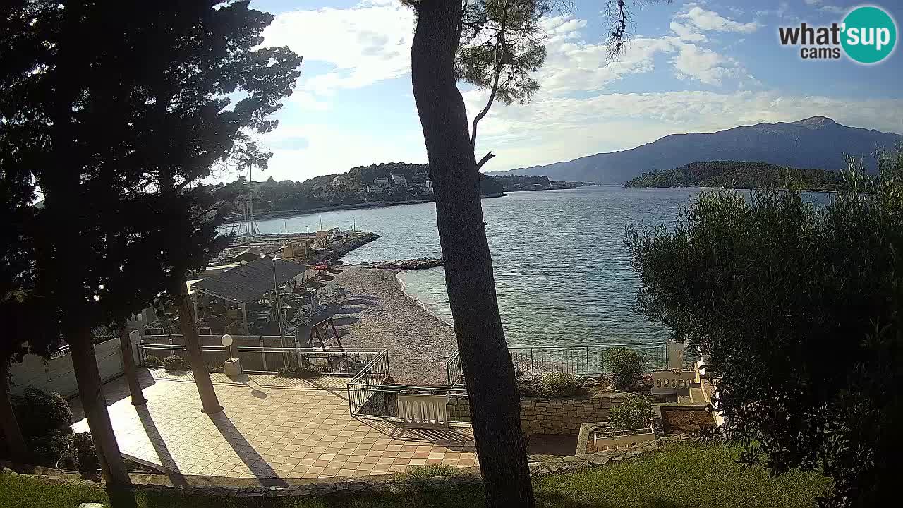 Web kamera Lumbarda – Plaža Prvi Žal – Korčula