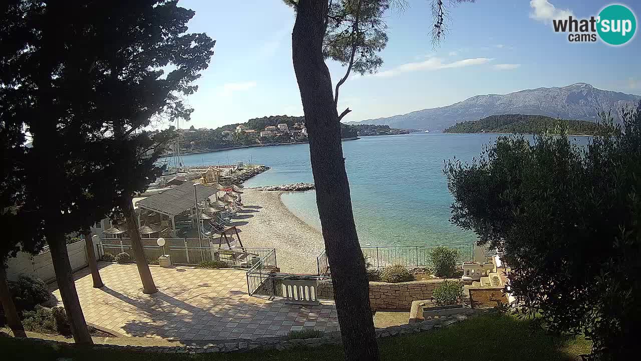 Camera en vivo Lumbarda – Playa Prvi Žal – Korčula