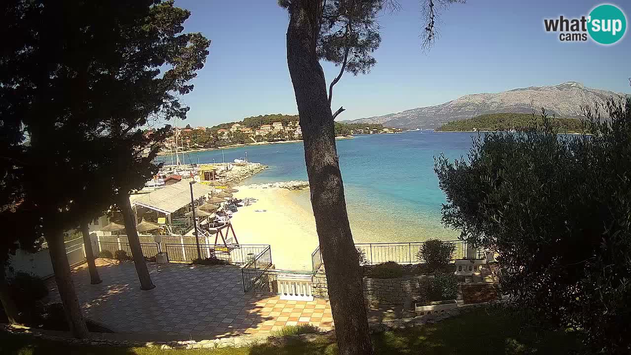 Web kamera Lumbarda – Plaža Prvi Žal – Korčula