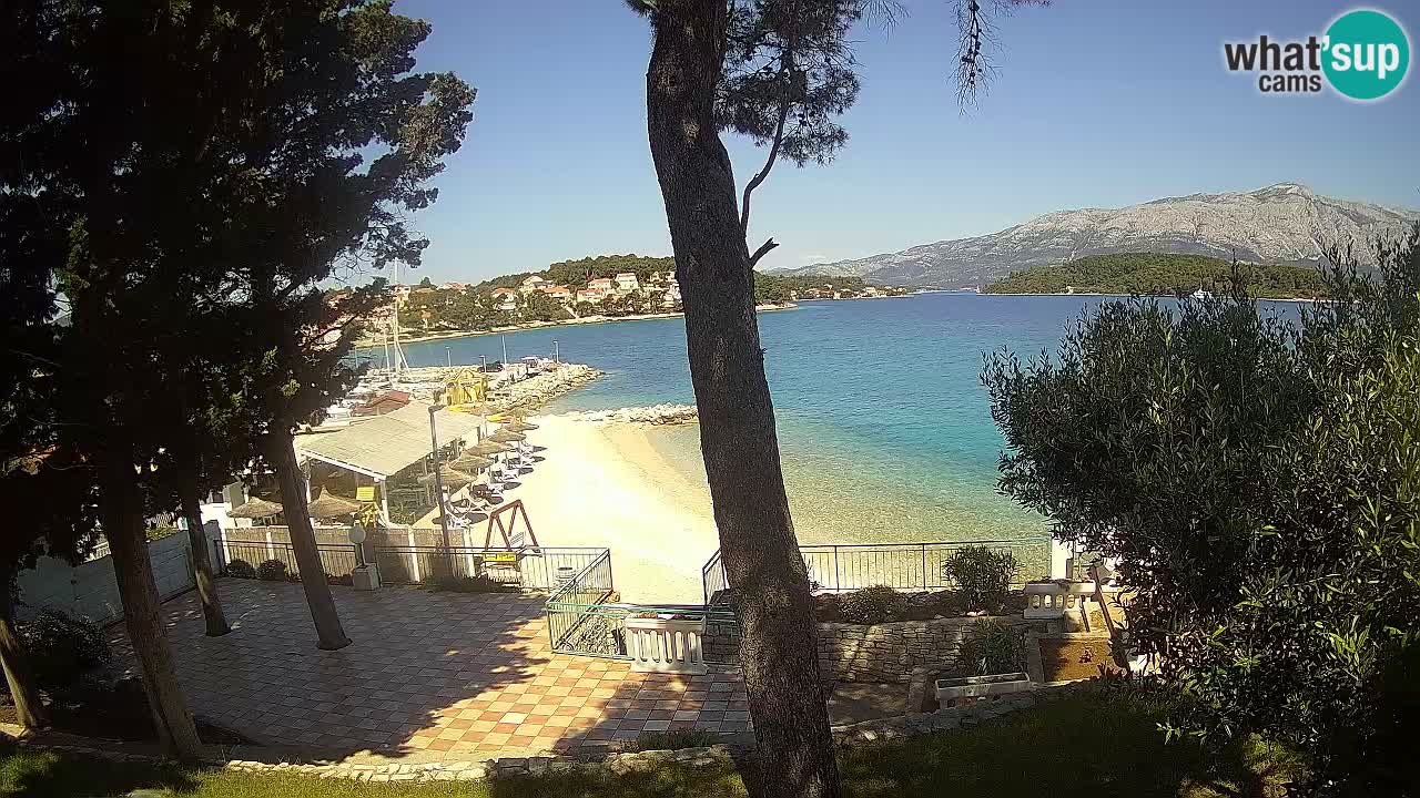 Camera en vivo Lumbarda – Playa Prvi Žal – Korčula