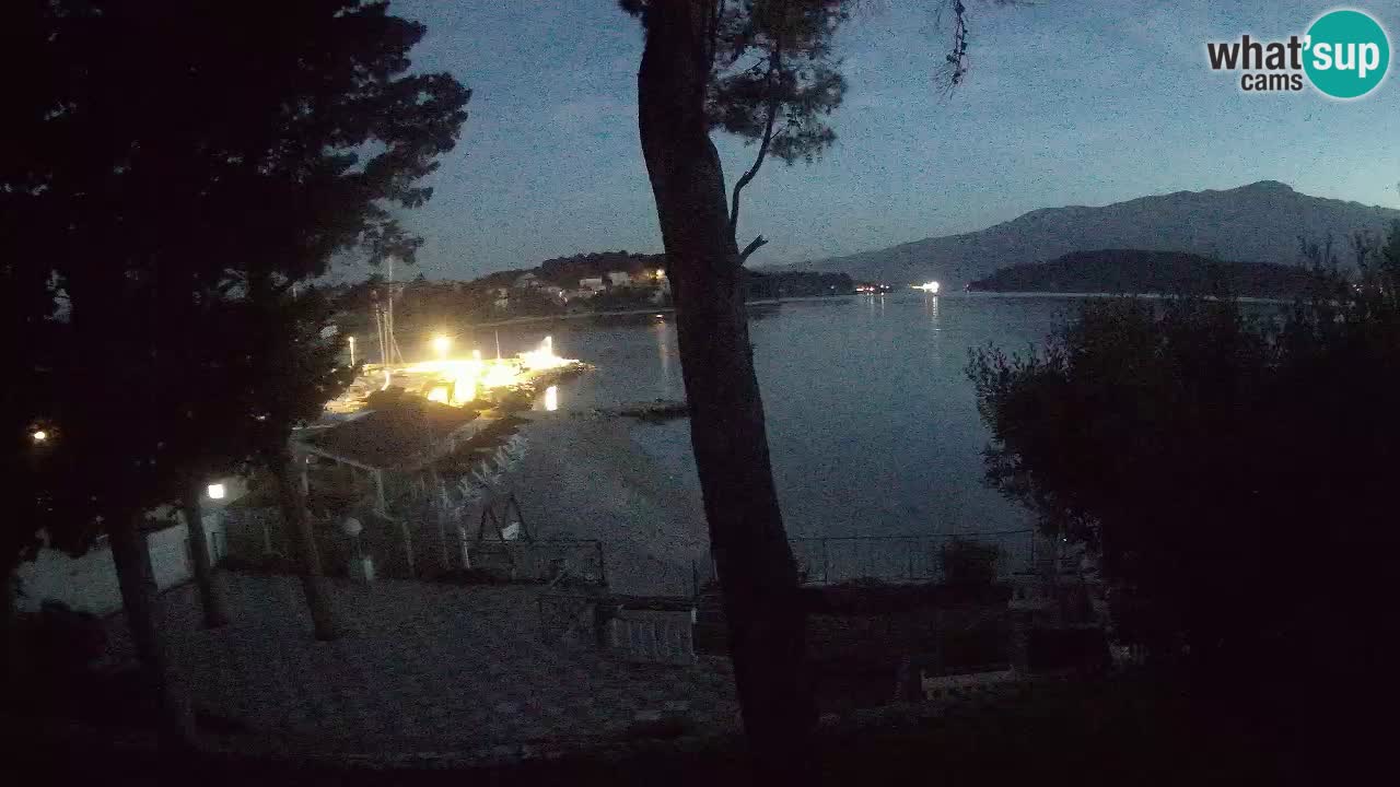Web kamera Lumbarda – Plaža Prvi Žal – Korčula
