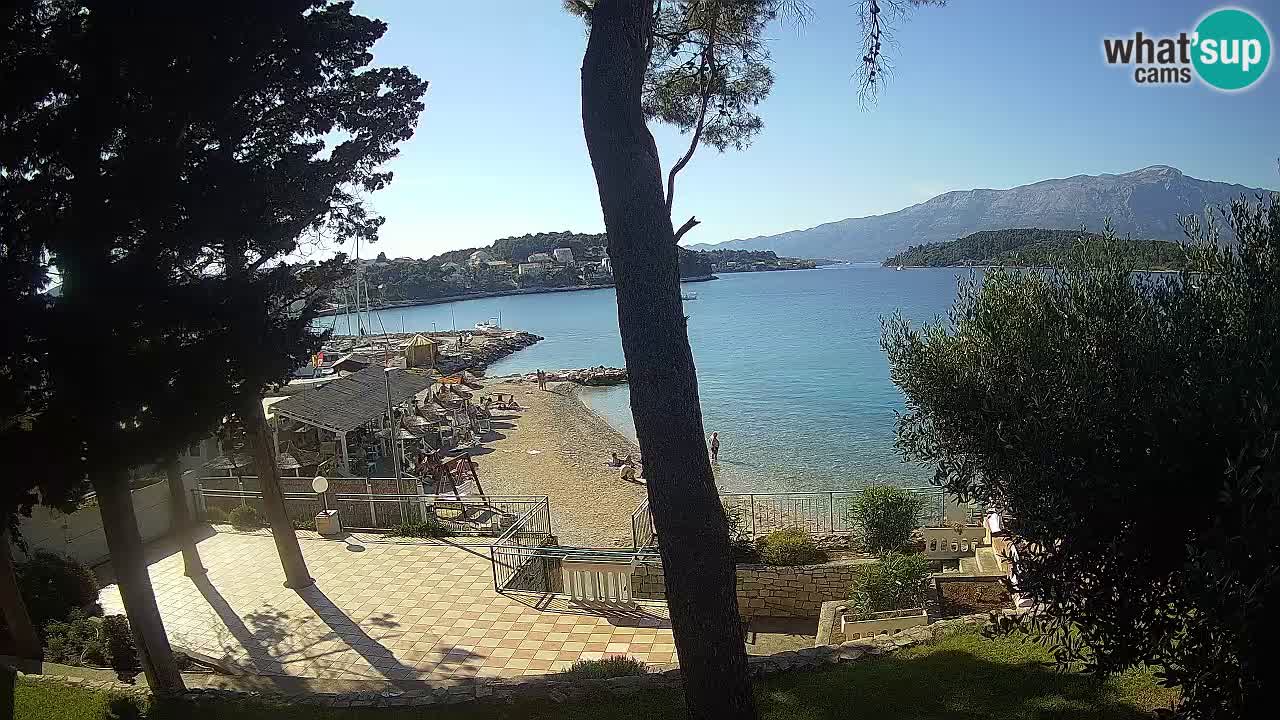 Camera en vivo Lumbarda – Playa Prvi Žal – Korčula