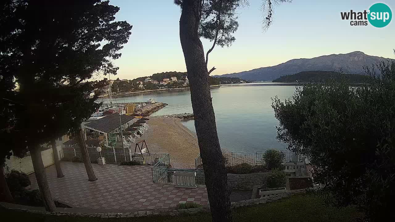 Webcam Lumbarda – Prvi Žal beach – Korčula