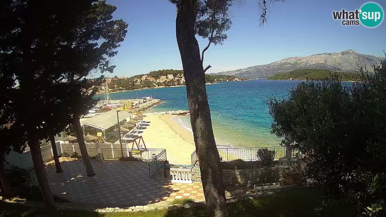 Camera en vivo Lumbarda – Playa Prvi Žal – Korčula