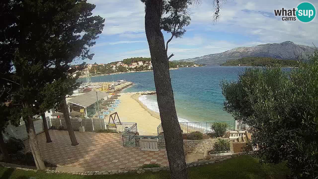 Livecam Lumbarda – Spiaggia Prvi Žal – Korčula