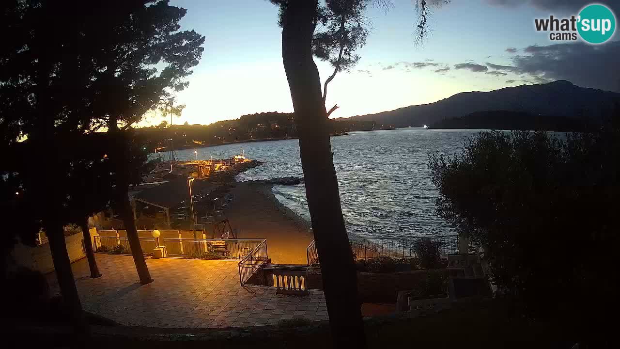 Webcam Lumbarda – Prvi Žal beach – Korčula