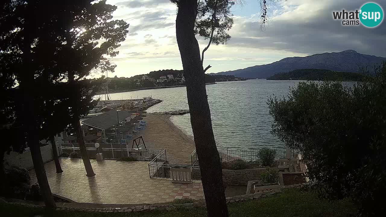 Web kamera Lumbarda – Plaža Prvi Žal – Korčula