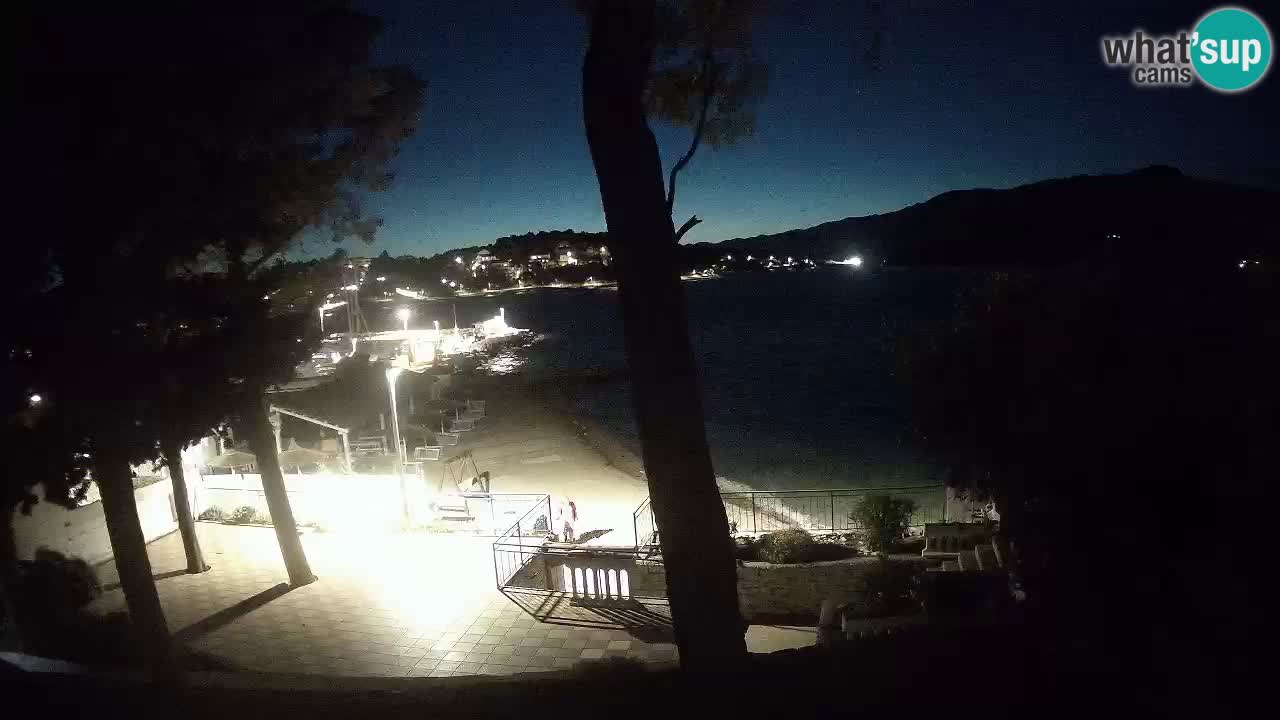 Web kamera Lumbarda – Plaža Prvi Žal – Korčula