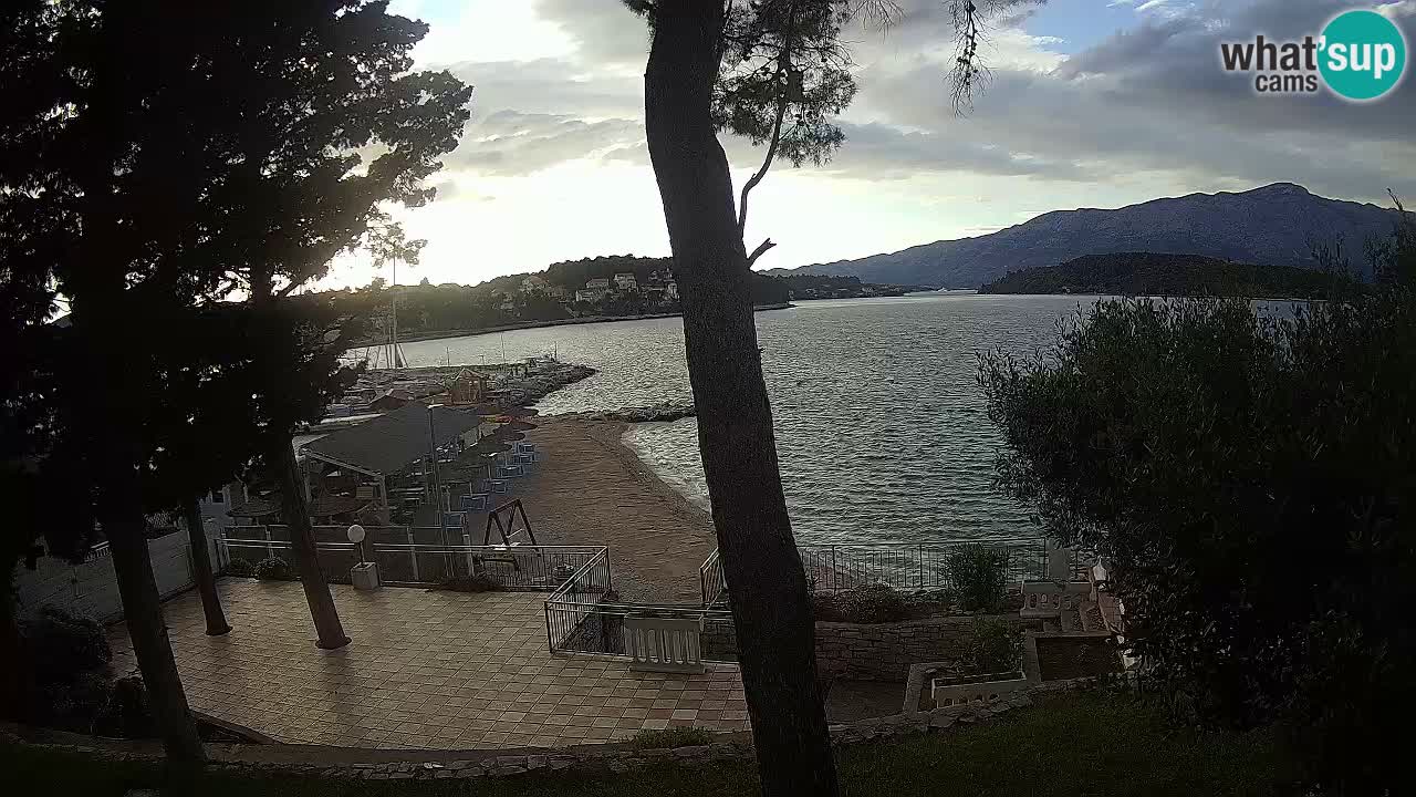 Livecam Lumbarda – Spiaggia Prvi Žal – Korčula