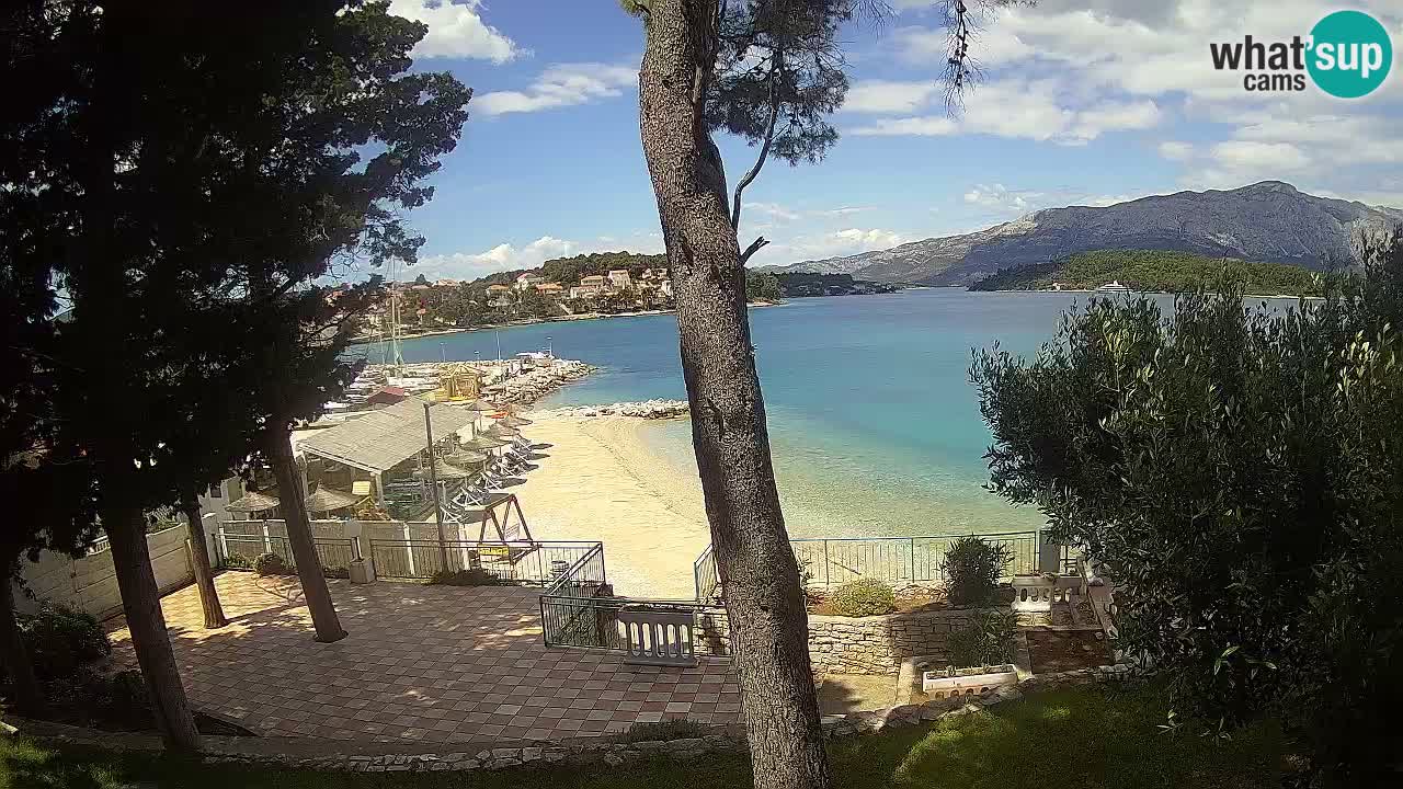 Web kamera Lumbarda – Plaža Prvi Žal – Korčula