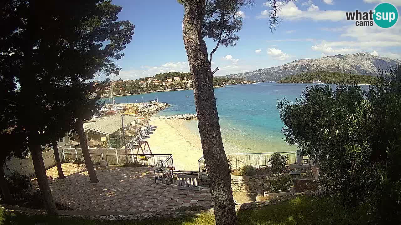 Webcam Lumbarda – Prvi Žal beach – Korčula