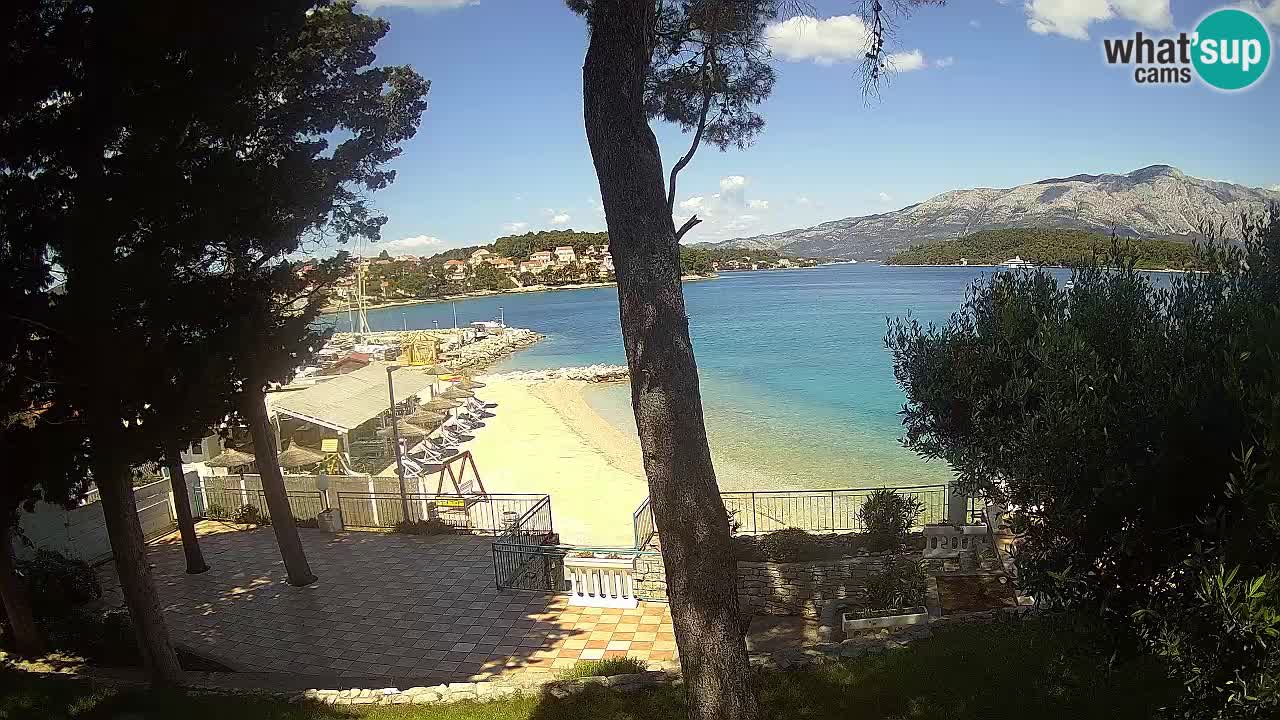 Livecam Lumbarda – Spiaggia Prvi Žal – Korčula