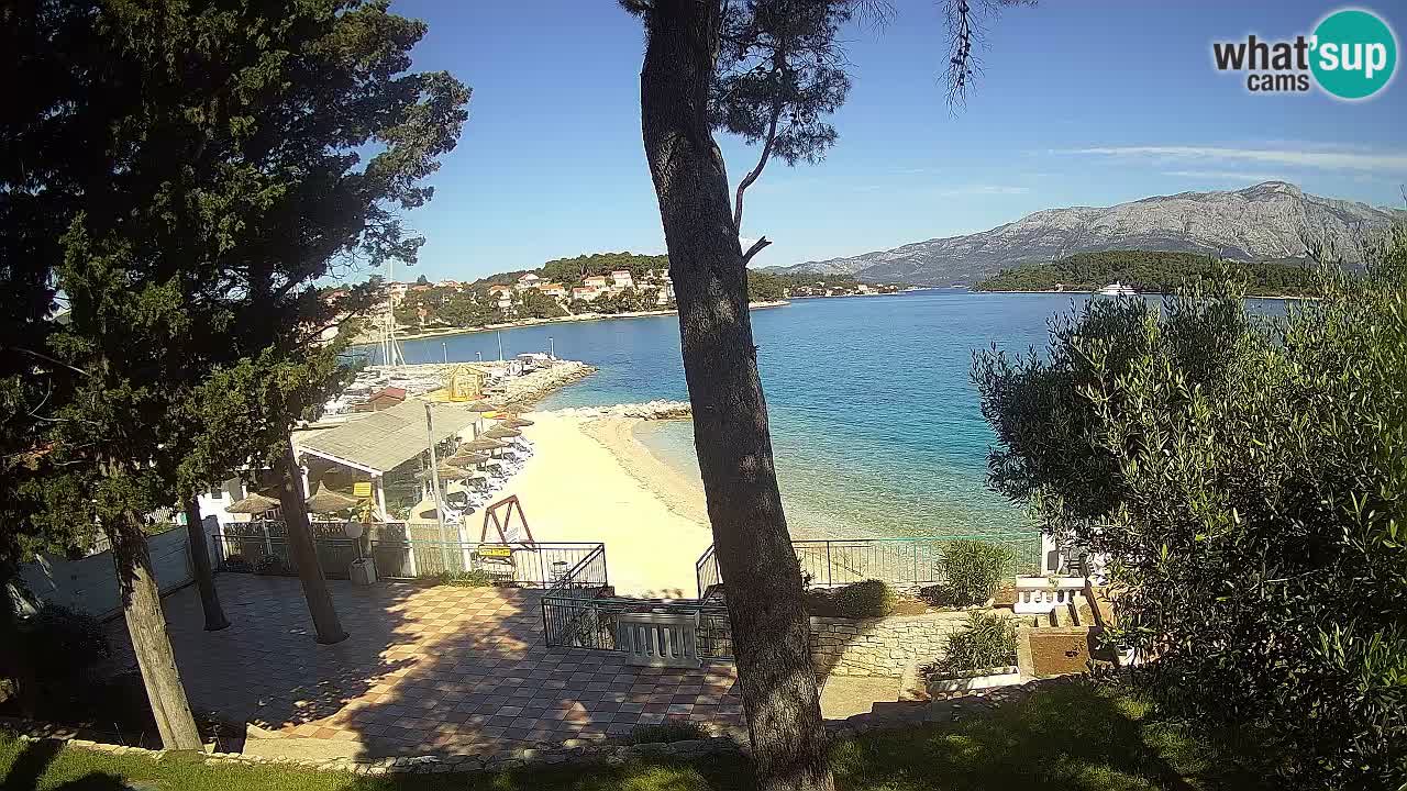 Web kamera Lumbarda – Plaža Prvi Žal – Korčula