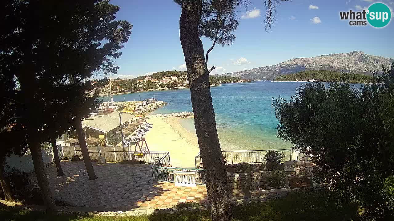 Web kamera Lumbarda – Plaža Prvi Žal – Korčula