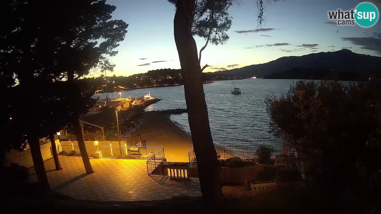 Livecam Lumbarda – Spiaggia Prvi Žal – Korčula
