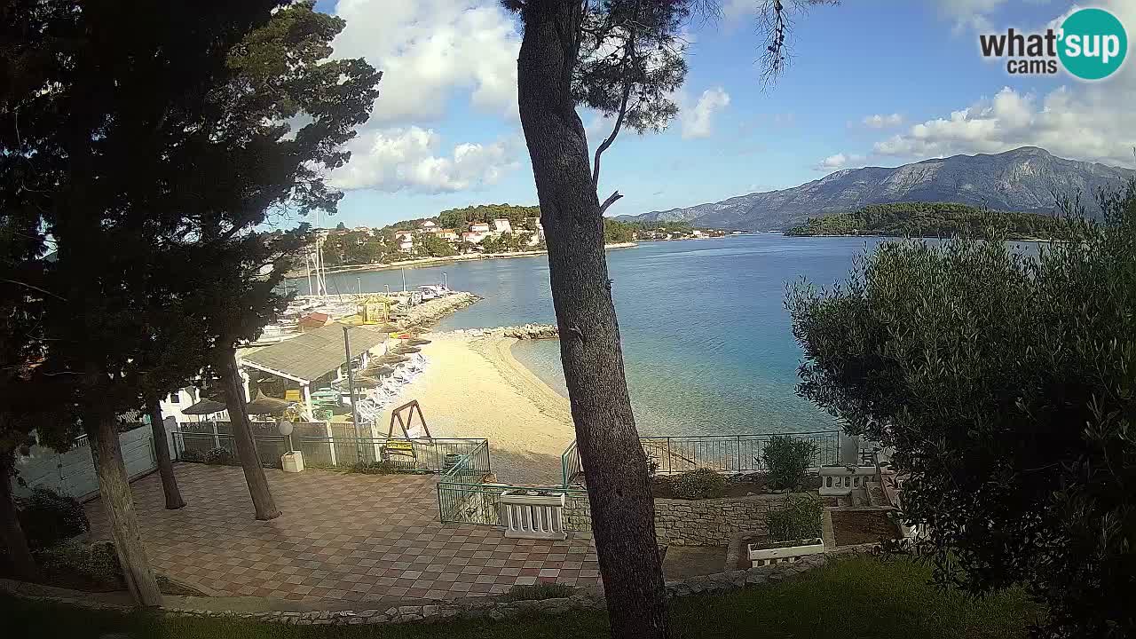 Livecam Lumbarda – Spiaggia Prvi Žal – Korčula