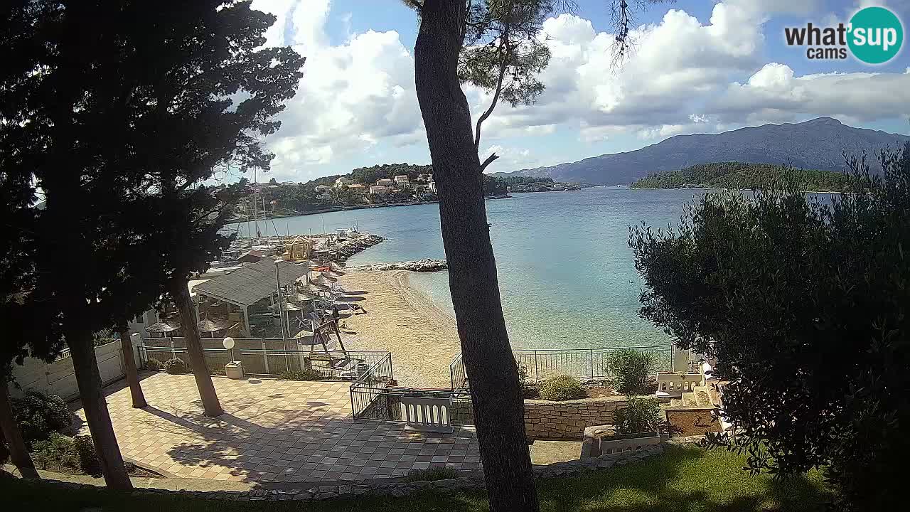 Webcam Lumbarda – Prvi Žal beach – Korčula