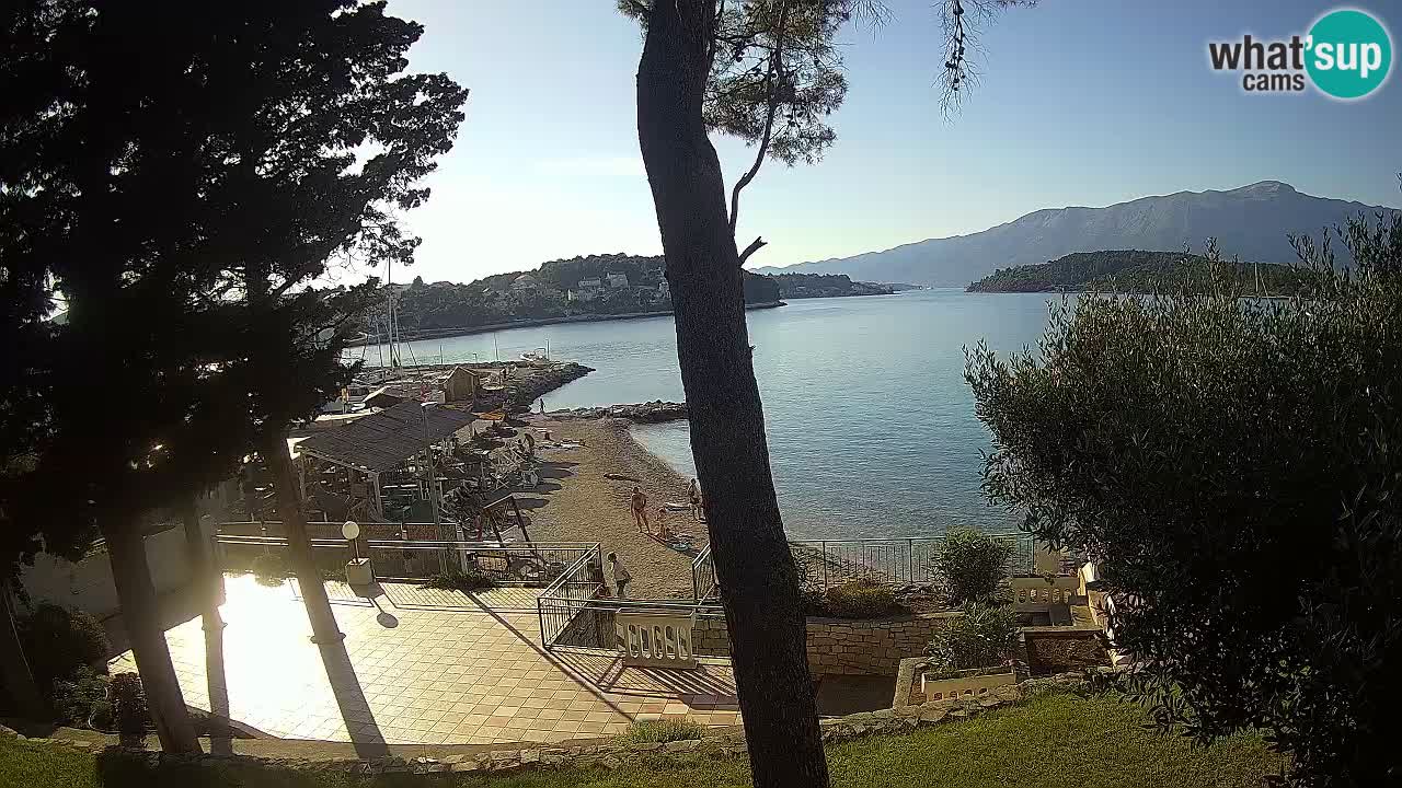 Webcam Lumbarda – Prvi Žal beach – Korčula