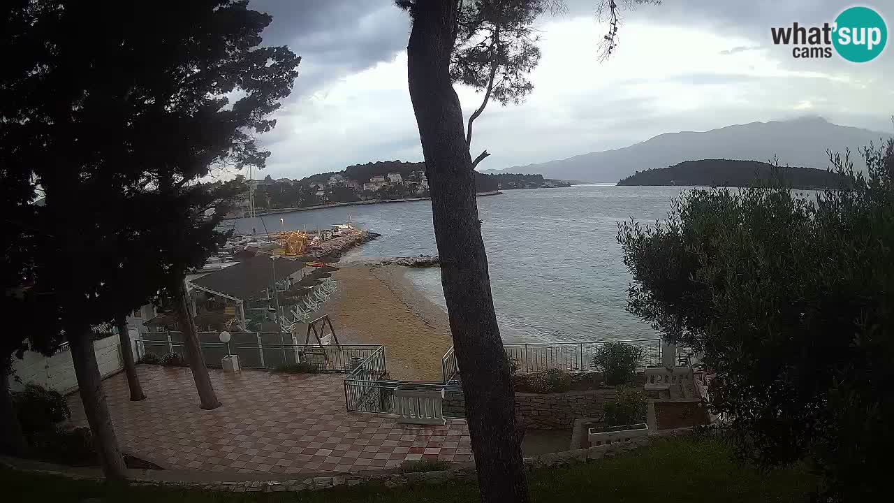 Camera en vivo Lumbarda – Playa Prvi Žal – Korčula