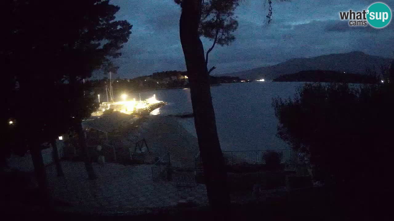 Webcam Lumbarda – Prvi Žal beach – Korčula