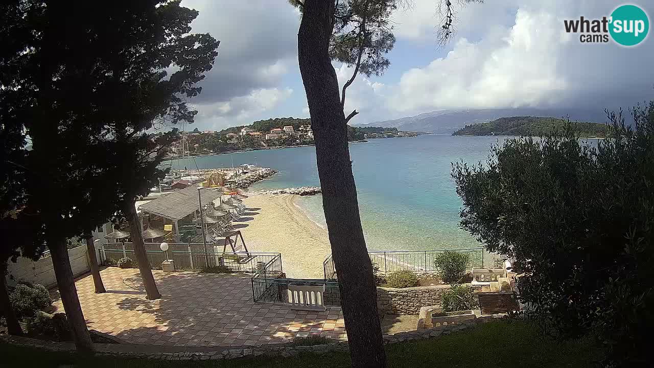 Livecam Lumbarda – Spiaggia Prvi Žal – Korčula