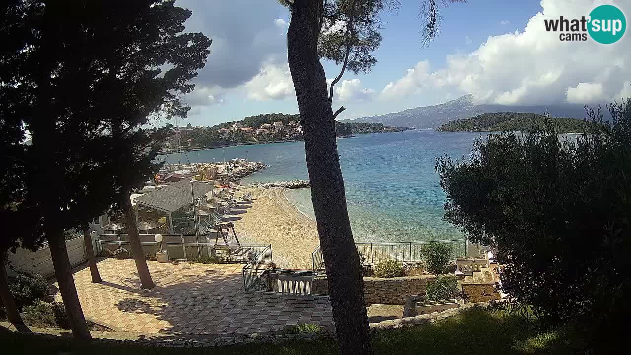 Camera en vivo Lumbarda – Playa Prvi Žal – Korčula